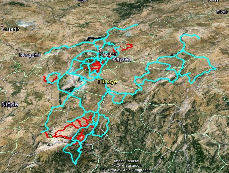 Kayseri Bisiklet Rotaları